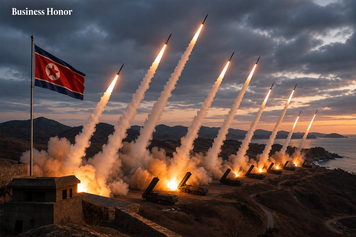 North Korea Fires 10 Missiles after US-South Korea Drills Scaled Back